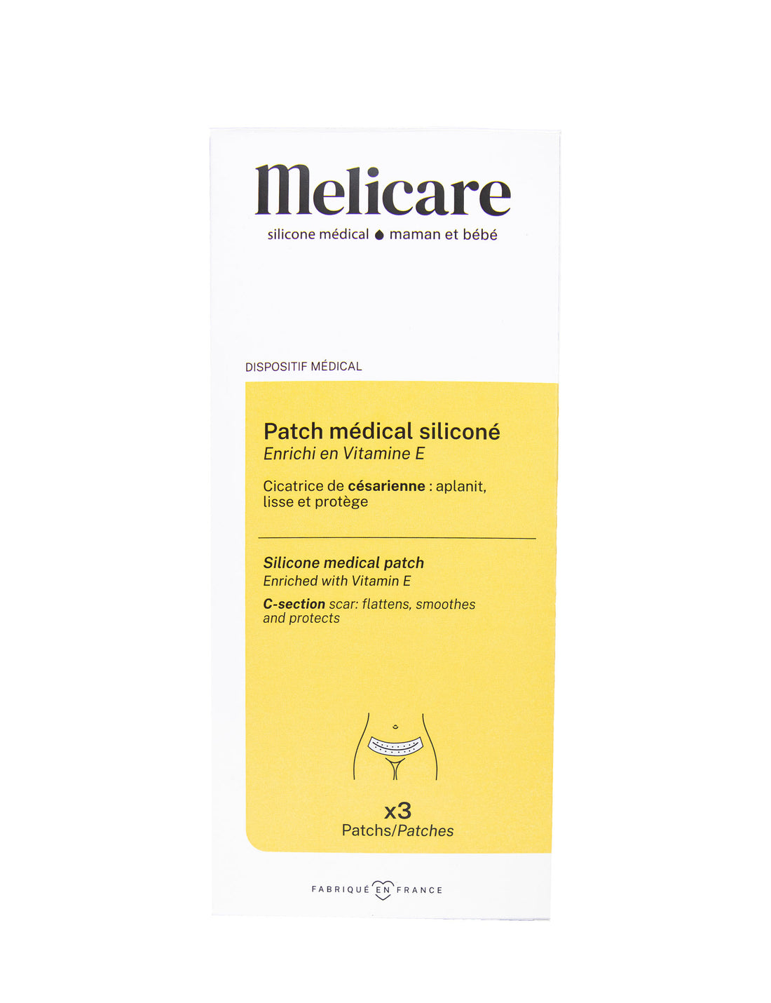 Patch médical siliconé
