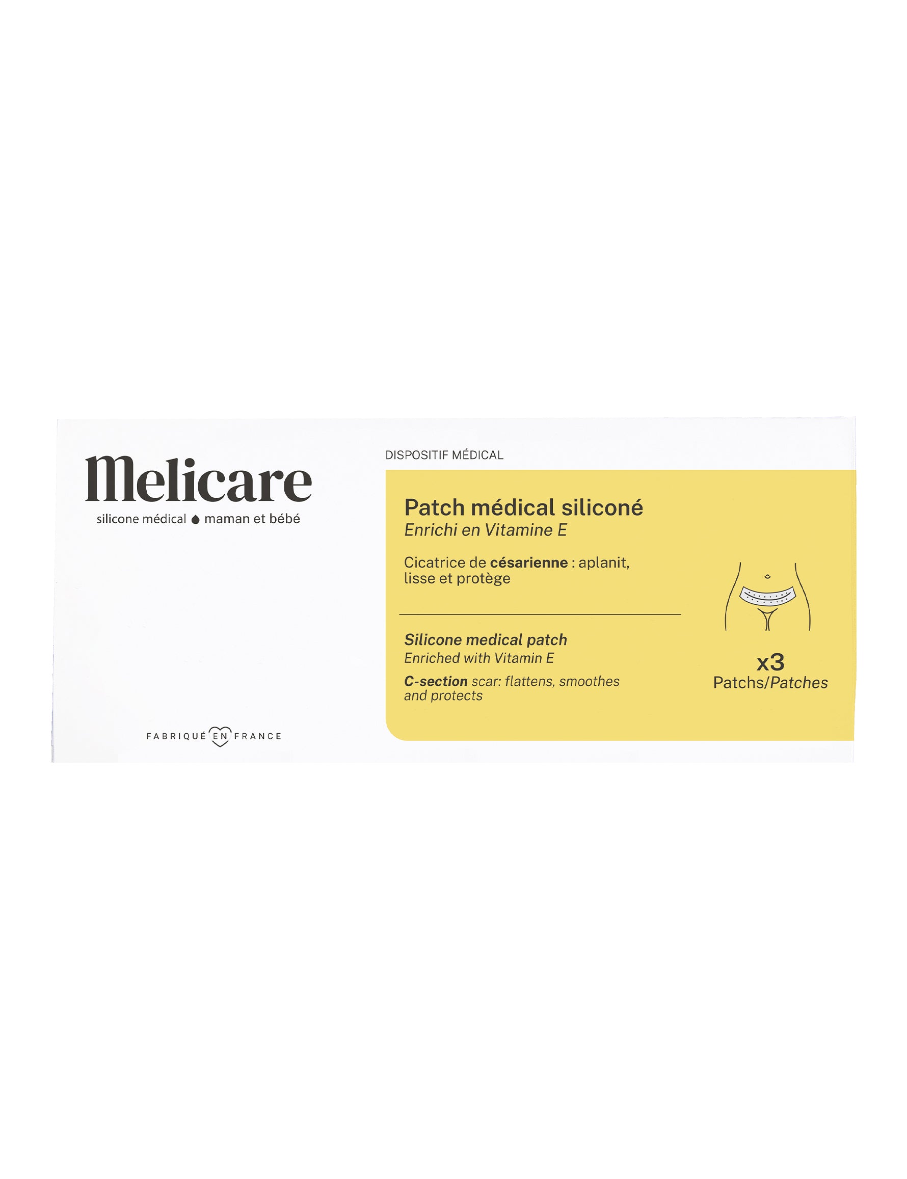 Patch médical siliconé