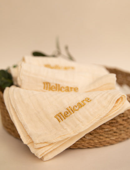 Kit cicatrice de césarienne &amp; Lange bébé Melicare x Barnabé aime le café
