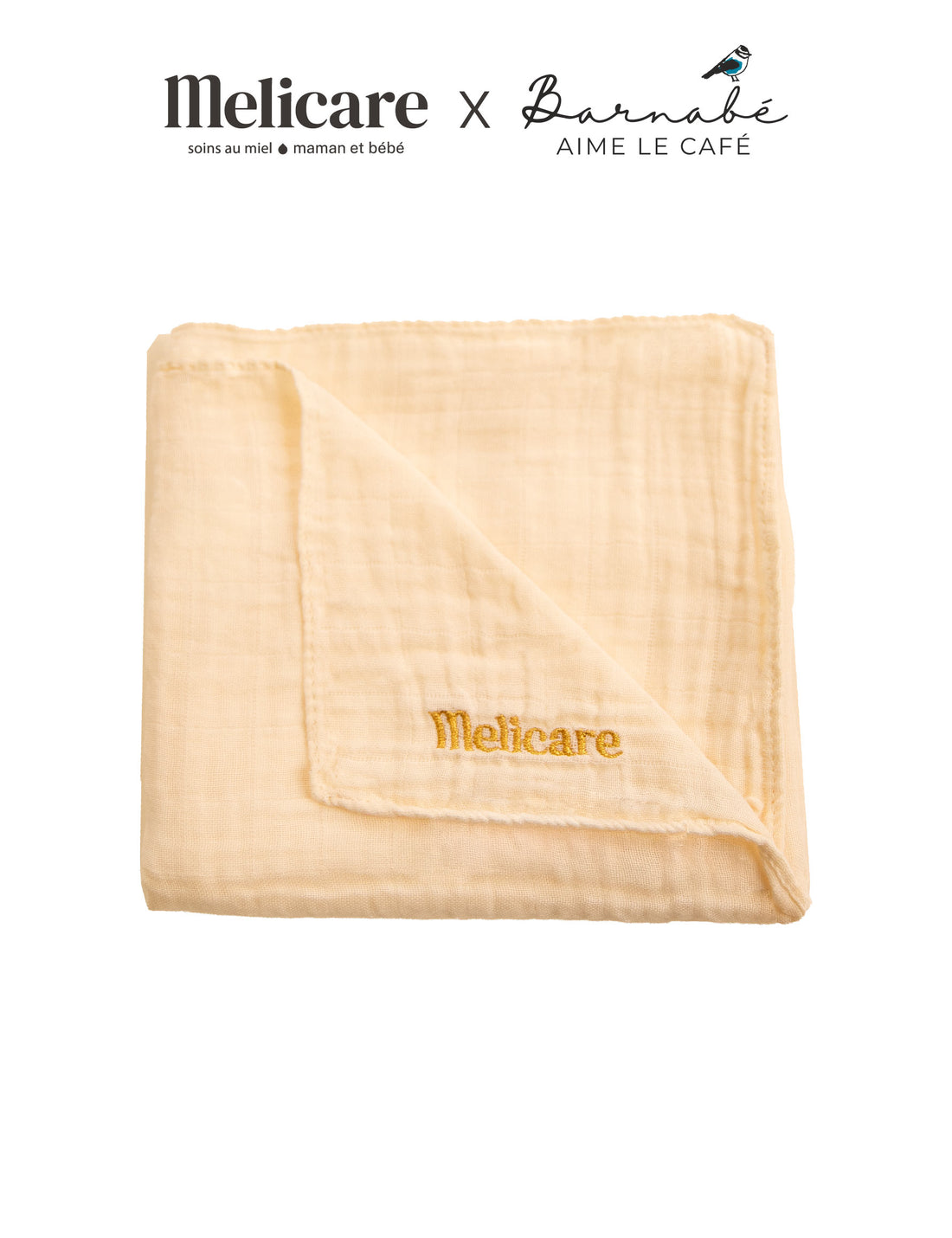 Lange bébé Melicare x Barnabé aime le café